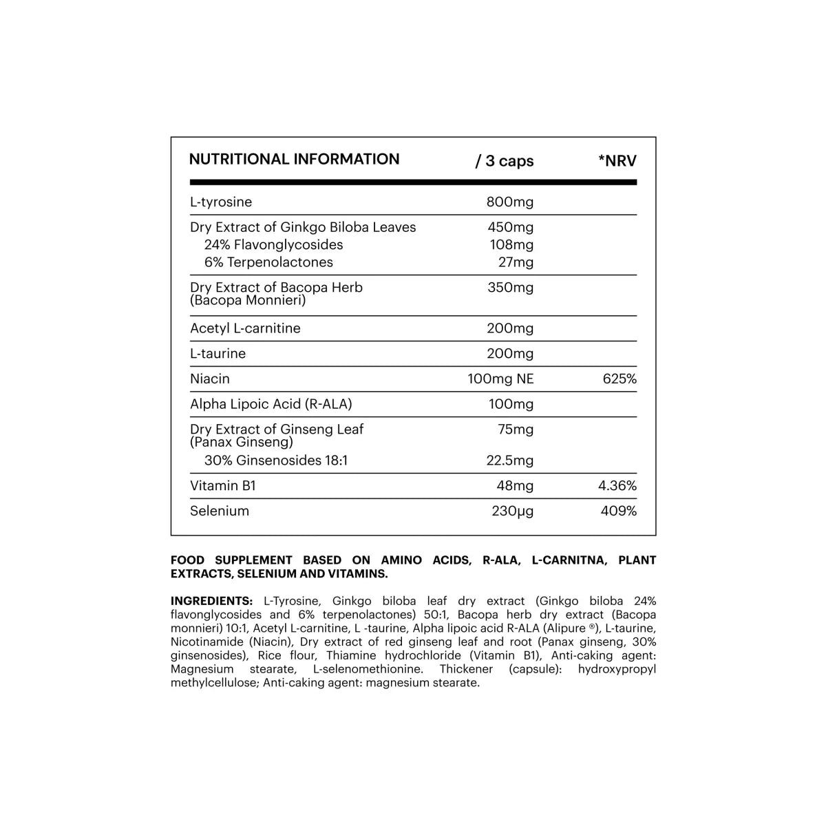 Be Levels Wake Up Mood – Monodosis – 3 Caps – Energy, Focus & Mood Support – Vegan Formula - END Nutrition
