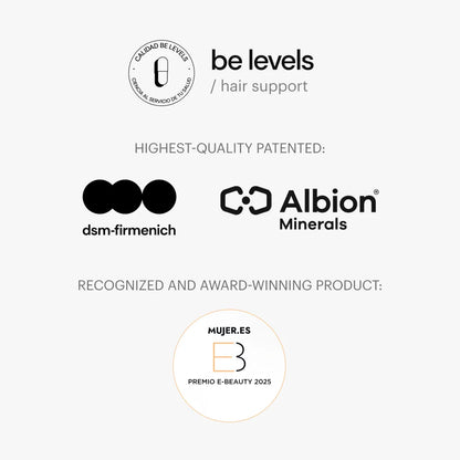 Be Levels Hair Support – Biotin, Silica & Vitamins – Hair Growth, Strength, Shine & Scalp Vitality - END Nutrition