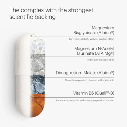 Be Levels Triple Magnesium – Bisglycinate, Malate & Acetyl Taurinate – Muscle Recovery, Energy & Nervous System Balance - END Nutrition