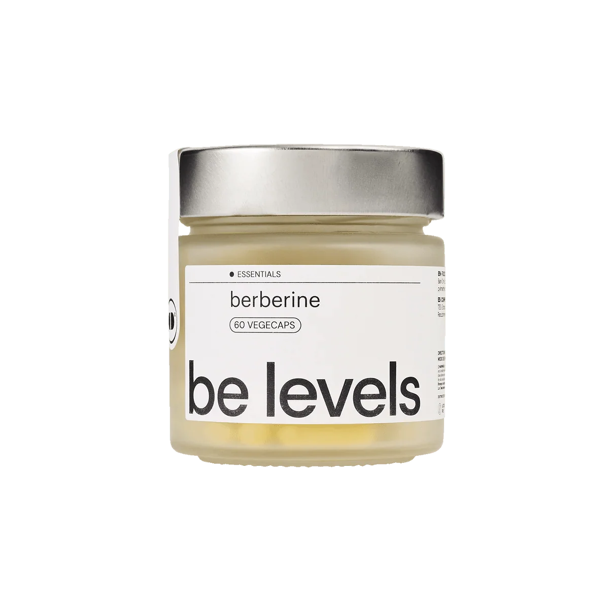 Be Levels Berberine 60 vegetable capsules bottle – END Nutrition UAE
