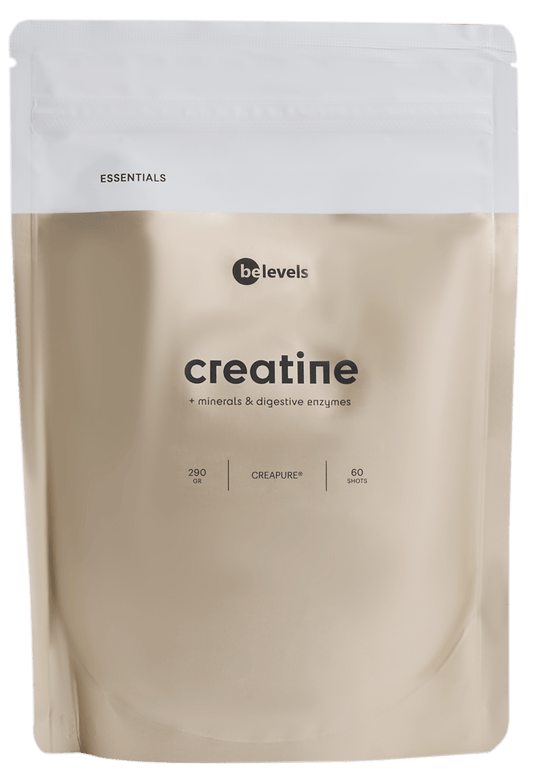 Be Levels Creatine – Strength, Power & Muscle Growth – 3000mg Creapure Creatine Monohydrate , 58 mg Magnesium, Electrolytes & Digestive Enzymes - END General Trading