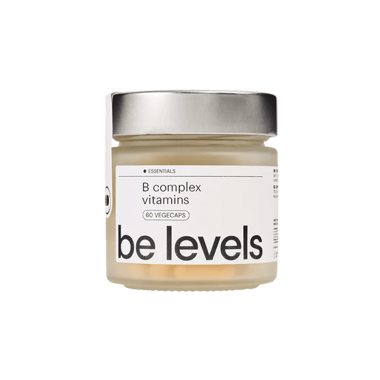 Be Levels B‑Complex – 60 Vegecaps, Vegan Supplement with Essential B Vitamins – Energy, Nervous System & Cognitive Support – 1 Month Supply - END Nutrition