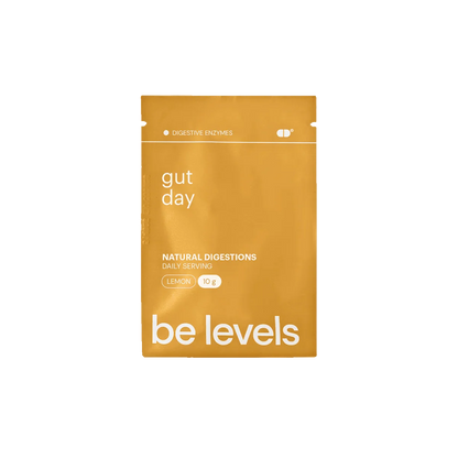 Be Levels Gut Day – Digestive Rescue Supplement with NAC, Turmeric, Ginger, Bromelain, Zinc & Vitamin A – Fast Relief for Bloating & Reflux - END Nutrition