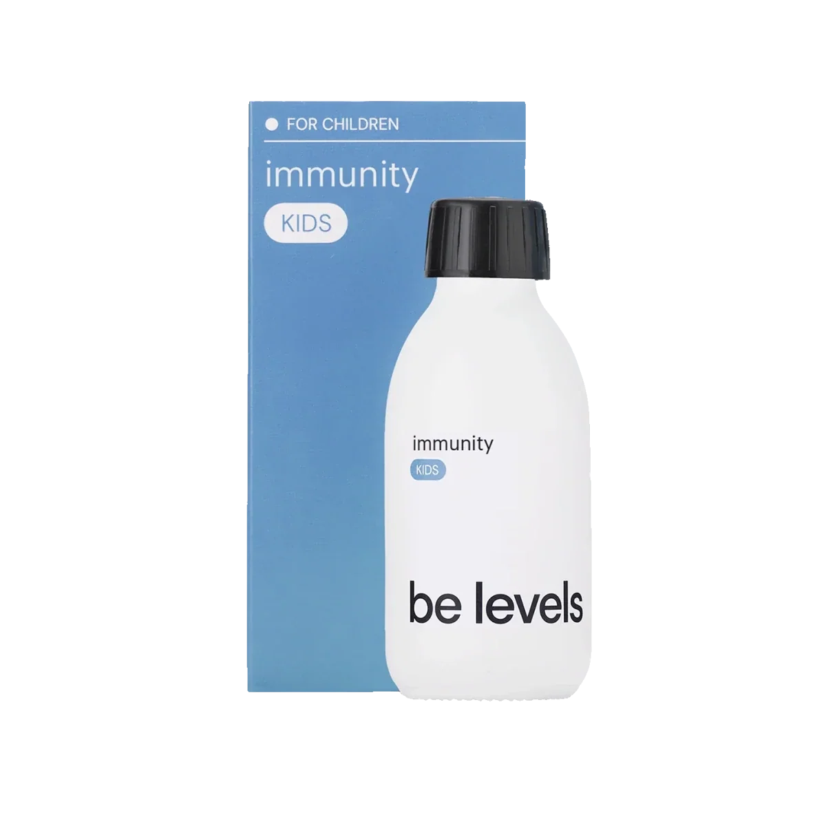 Be Levels Kids Immune – Daily Immunity Support – 30 Doses – Child‑Friendly Formula with Vitamin C, Zinc & Elderberry - END Nutrition