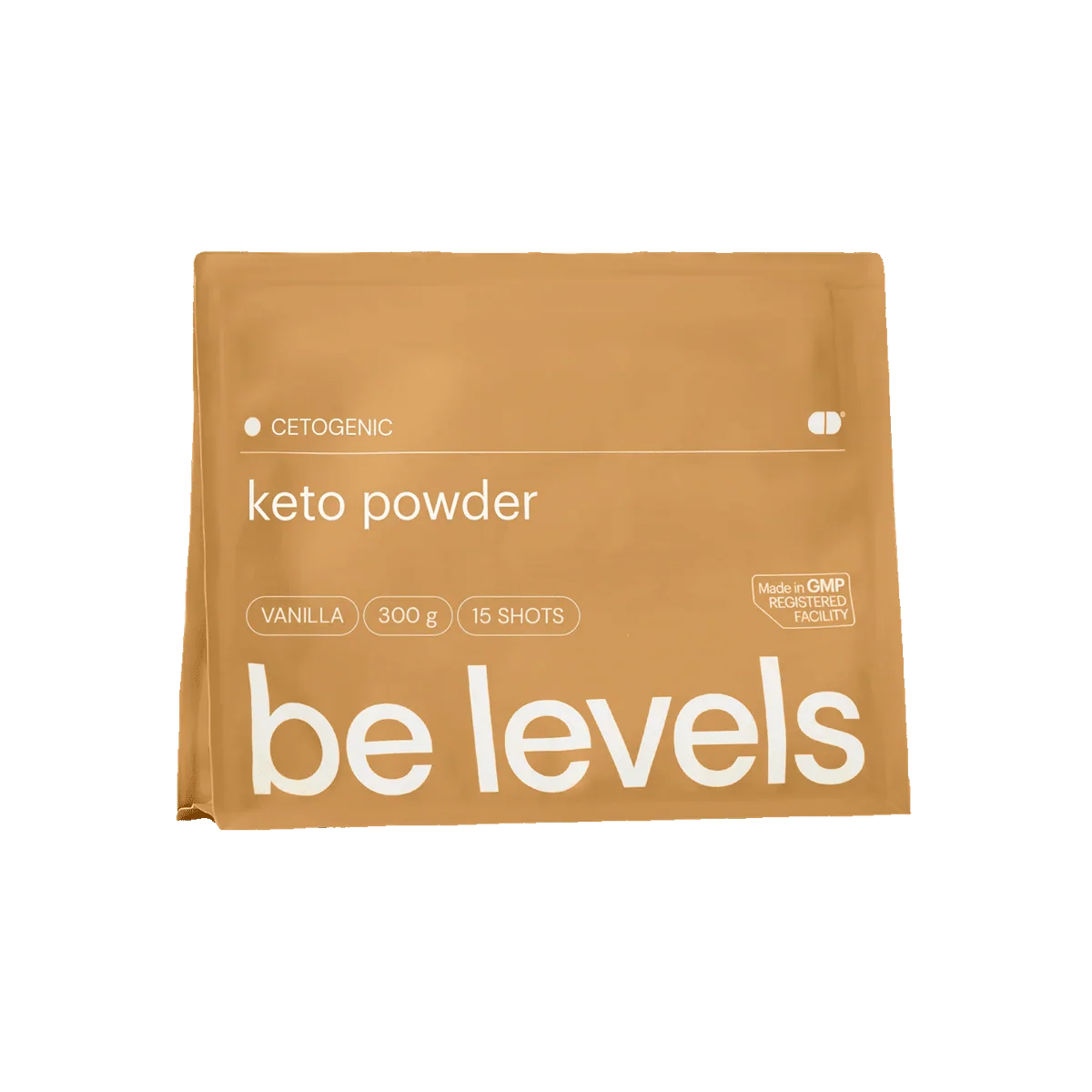 Be Levels Keto Powder – Vanilla – 300 g – Low Carb Energy & Weight Management – Vegan Keto Nutrition - END Nutrition