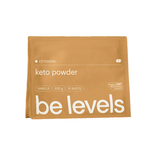 Be Levels Keto Powder – Vanilla – 300 g – Low Carb Energy & Weight Management – Vegan Keto Nutrition - END Nutrition