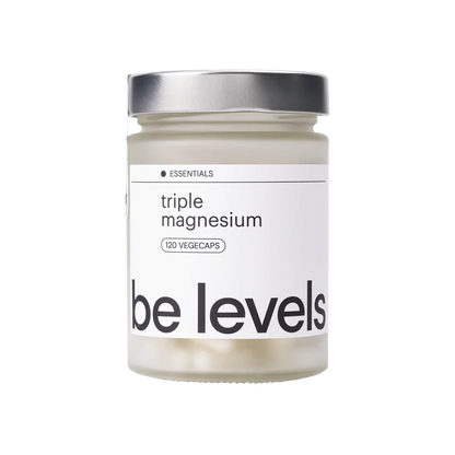 Be Levels Triple Magnesium – Bisglycinate, Malate & Acetyl Taurinate + Vitamin B6 | 120 Vegan Capsules | Muscle & Nervous System Support - END Nutrition