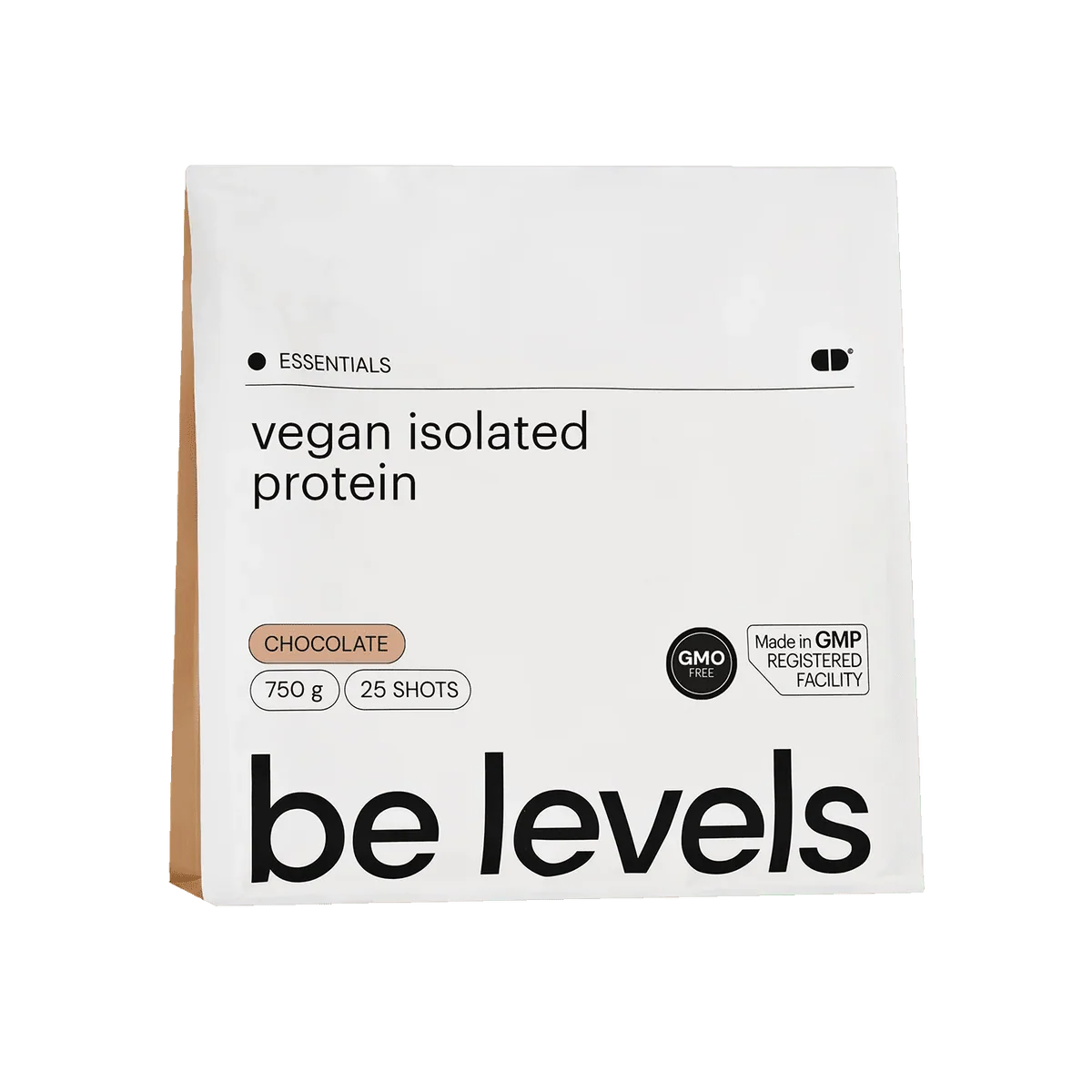 Be Levels Vegan Isolate Protein – 750 g – Muscle Recovery, Strength & Endurance – Plant‑Based Protein Powder - END Nutrition