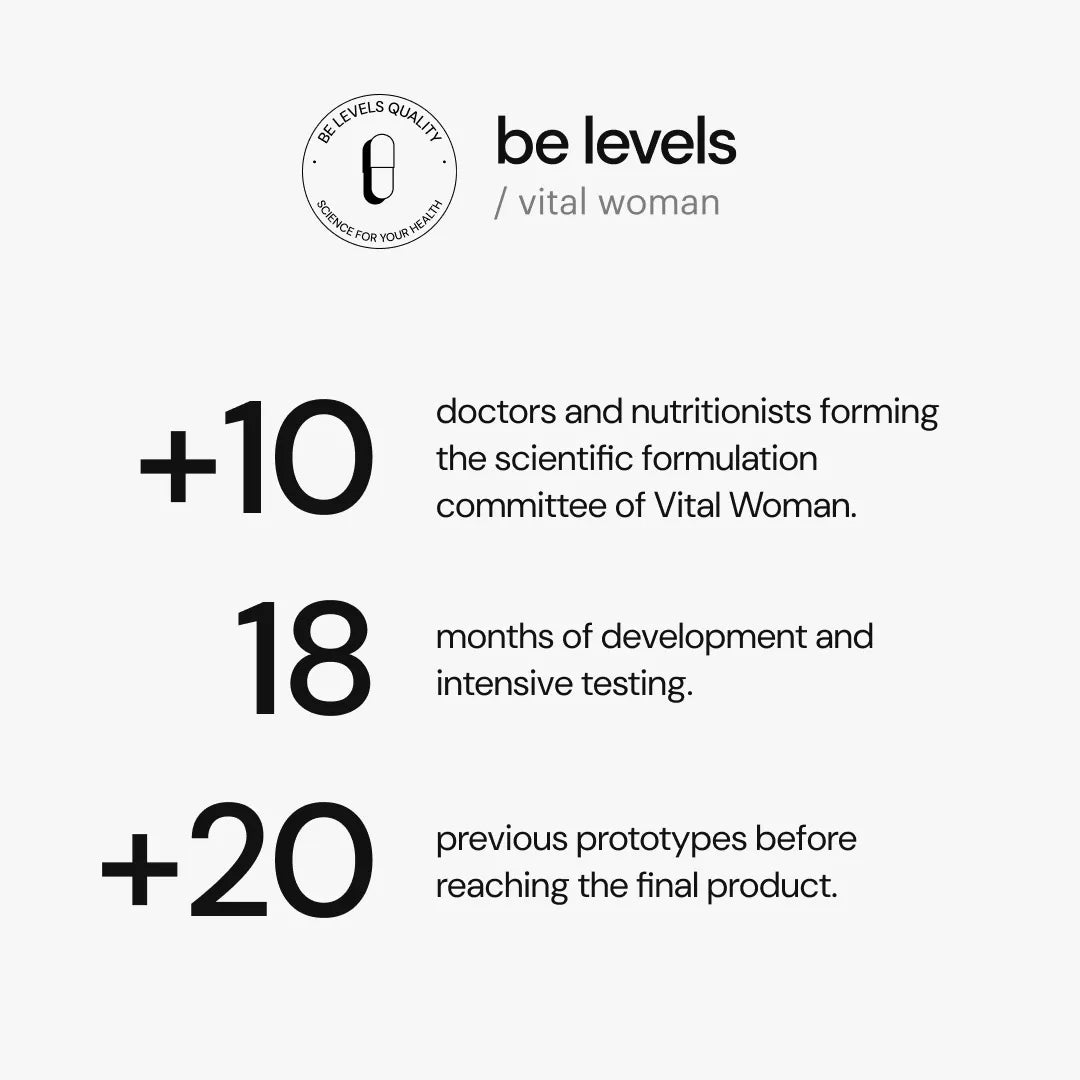 Be Levels Vital Woman – Daily Women’s Health & Energy – 120 Vegecaps, Vegan Supplement with Vitamins, Minerals & Adaptogens – Hormonal Balance, Immunity & Vitality - END Nutrition